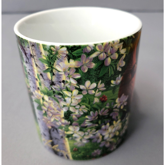 Cardinals Farm Barn Mug Reflective Art Country Music 14 fl oz Handled 4" Tall - Picture 4 of 11